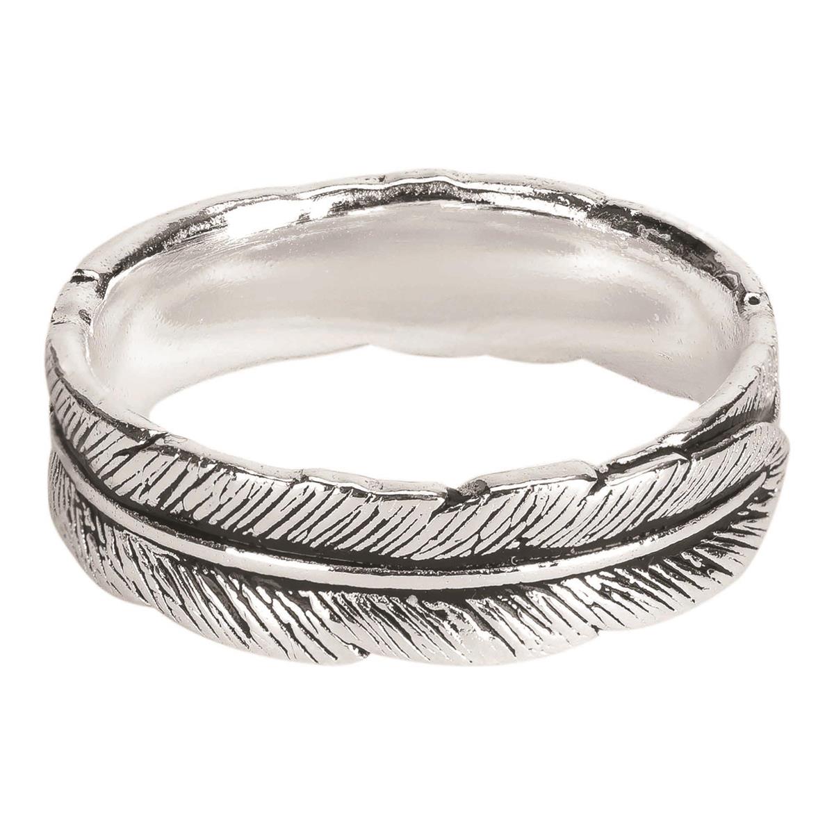 Angel Feather Ring on Card Size 8 by Dicksons