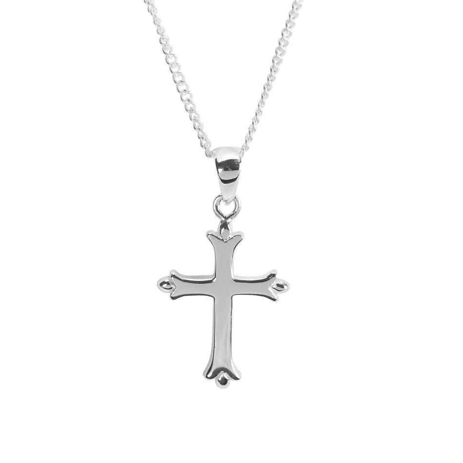 Necklace Baptism Female Cross 18in by Dicksons, product view 2