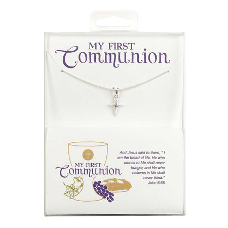 Necklace 1st Communion Star Cross/Cz by Dicksons