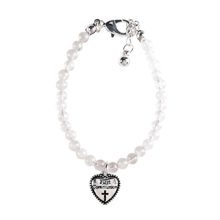 Bracelet First Communion White Jade by Dicksons, product view 2