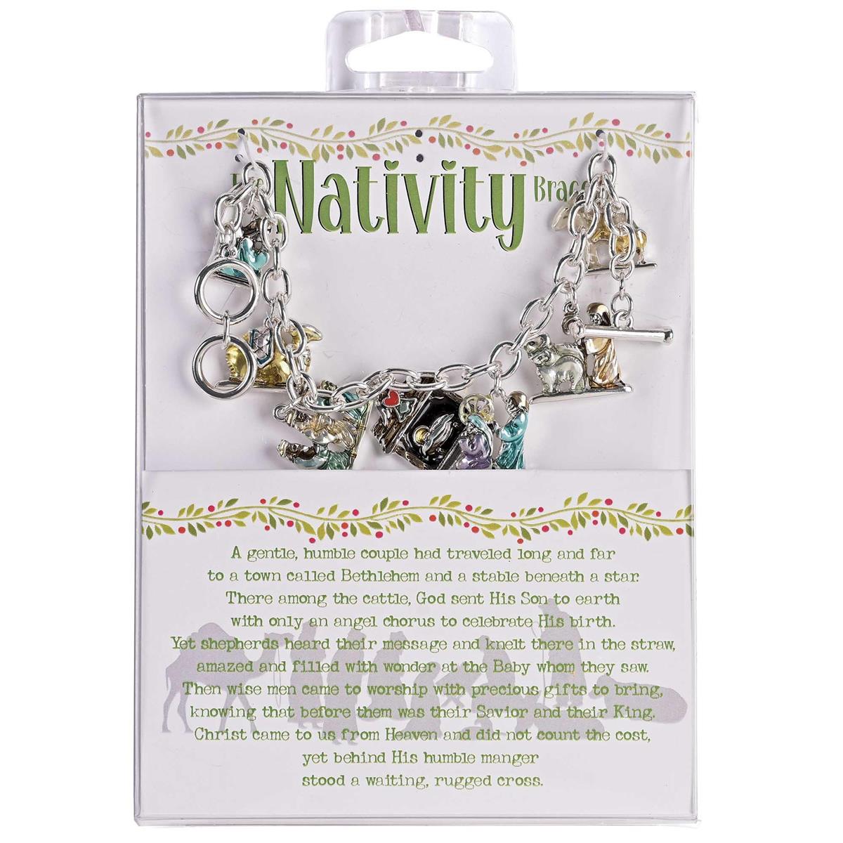 Bracelet Nativity Link Toggle Closure by Dicksons