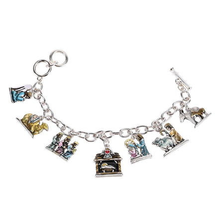 Bracelet Nativity Link Toggle Closure by Dicksons, product view 2