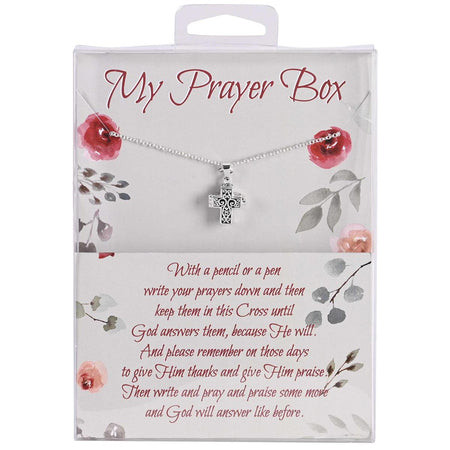 Necklace My Prayer Box Cross by Dicksons