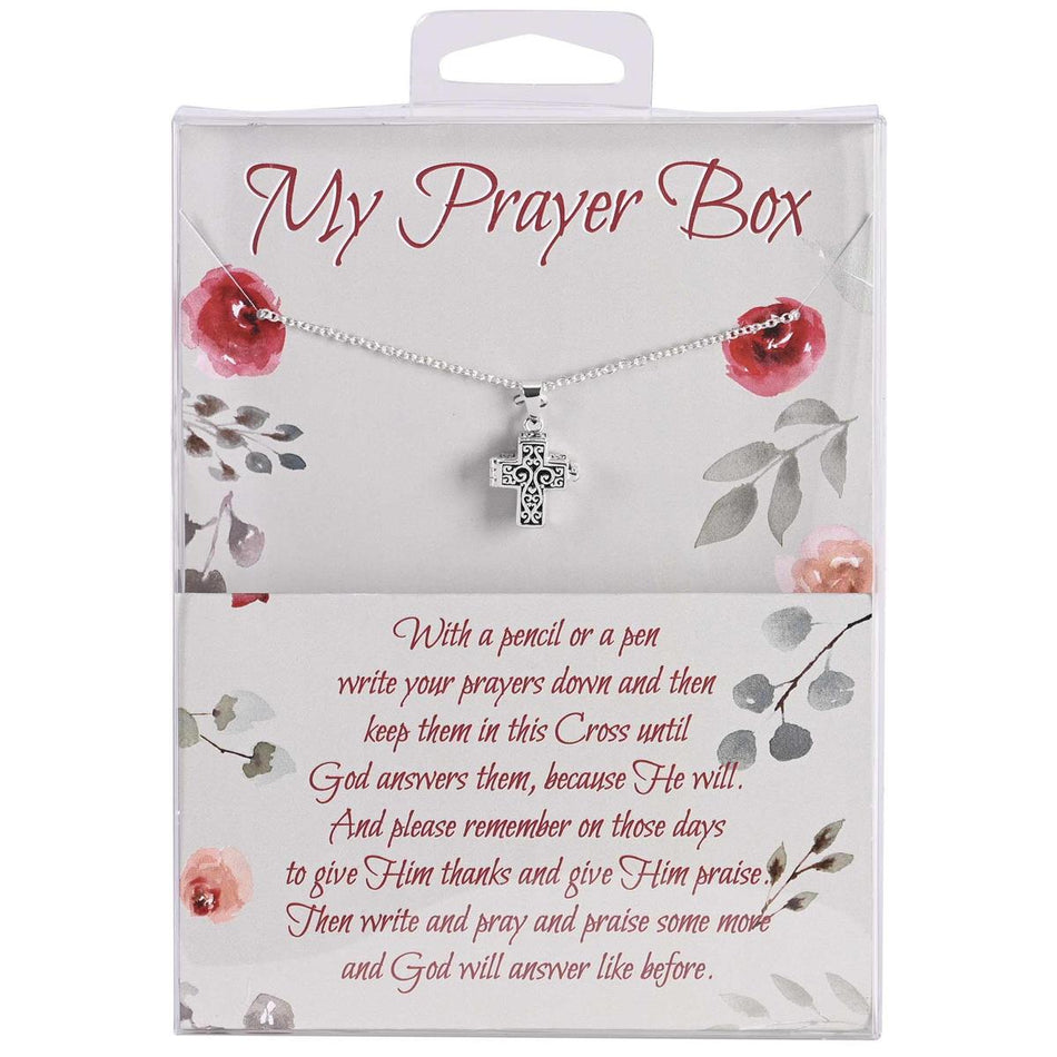 Necklace My Prayer Box Cross by Dicksons