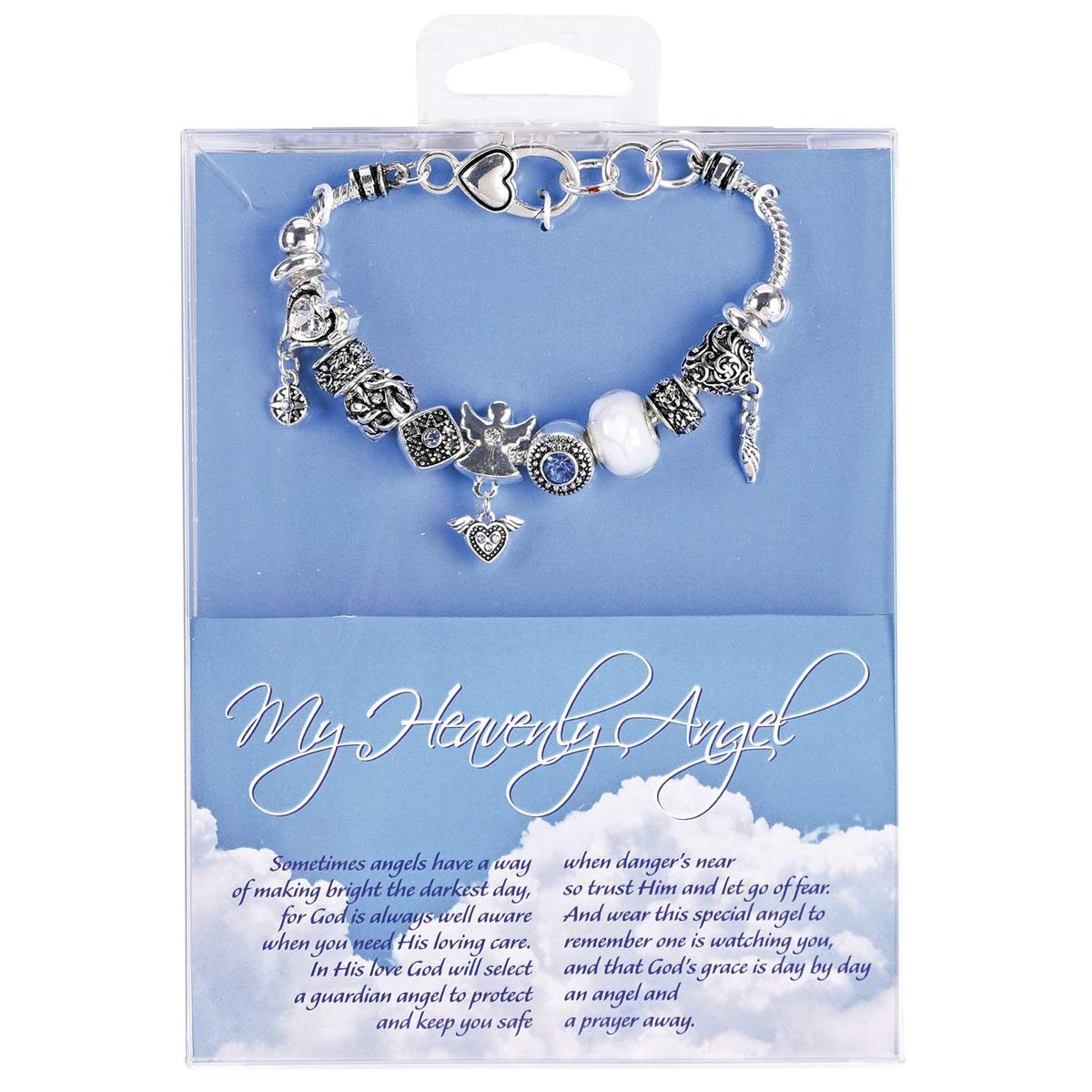 Bracelet Angel Multi Bead Snake Chain (35-8147) by Dicksons