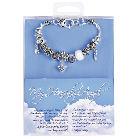 Bracelet Angel Multi Bead Snake Chain (35-8147) by Dicksons