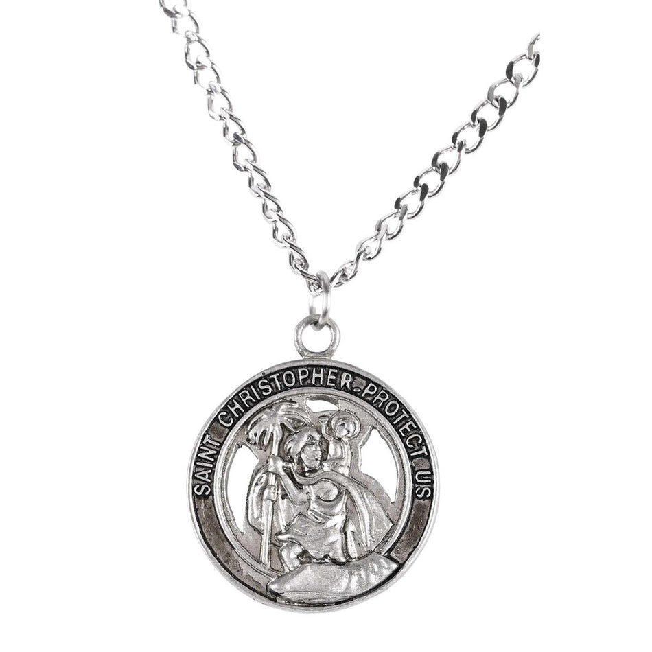 Necklace St Christopher Medal 24Inch by Dicksons, product view 2