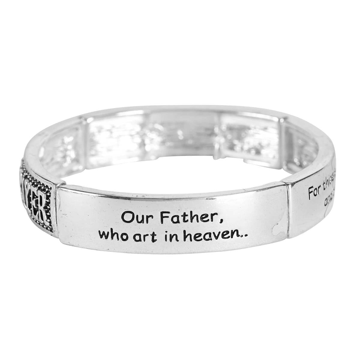 Stretch Bracelet Tile Lords Prayer by Dicksons, product view 2