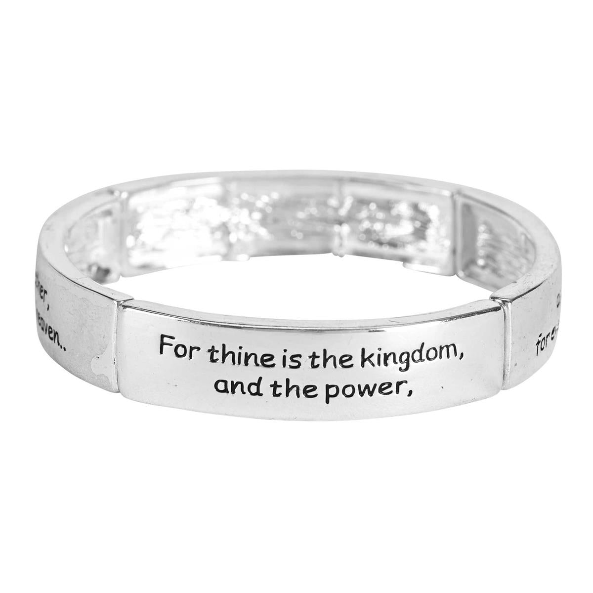 Stretch Bracelet Tile Lords Prayer by Dicksons, product view 3