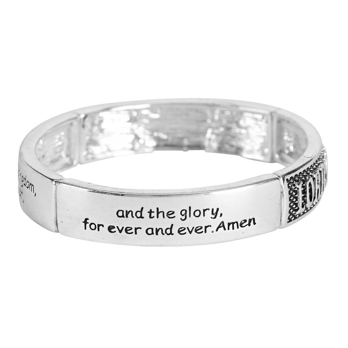Stretch Bracelet Tile Lords Prayer by Dicksons, product view 4
