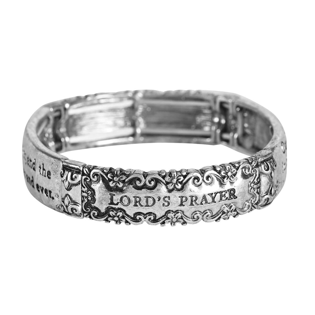 Stretch Bracelet Lords Prayer Tile by Dicksons