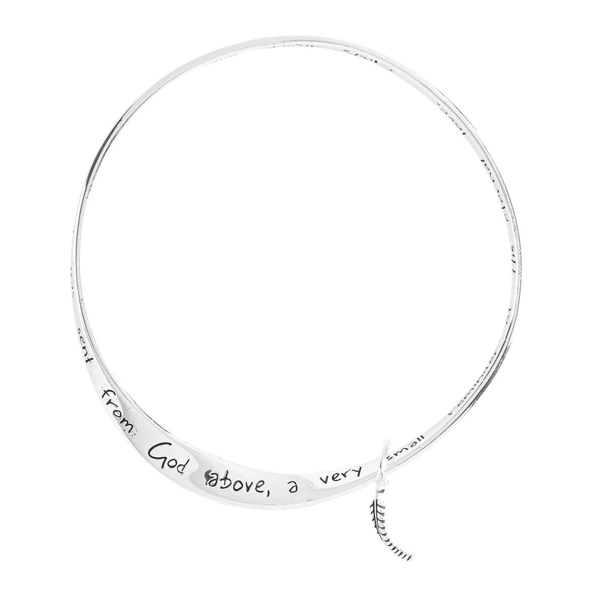 Mobius Bracelet Angel Feather 2.75D by Dicksons, product view 2