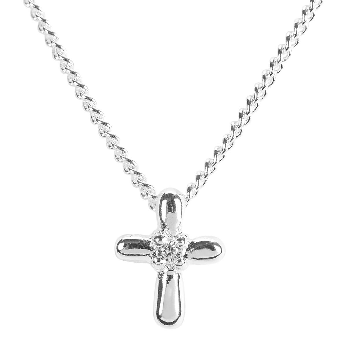 Necklace Gods Girl Petal Cross Stone 16L by Dicksons, product view 2