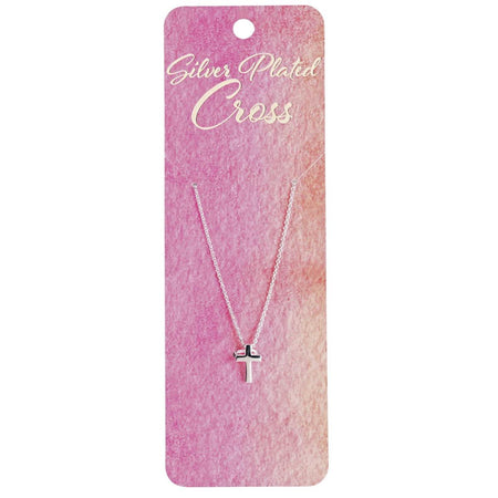Necklace Box 7/16 Cross 18Long Silver by Dicksons