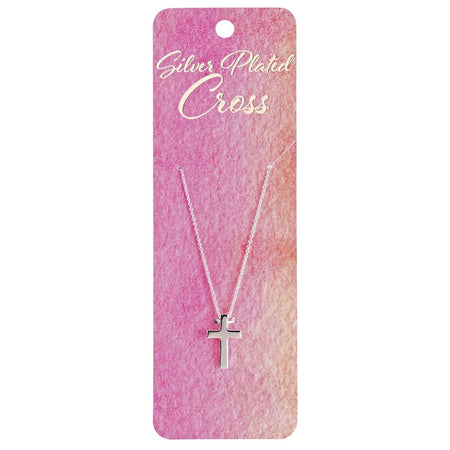 Necklace Box 3/4 Cross 18Long Silver by Dicksons