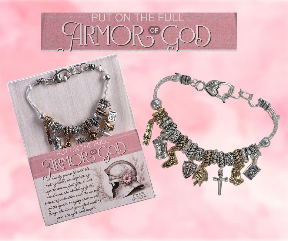 Bracelet Female Full Armor Of God 2Tone by Dicksons, product view 2