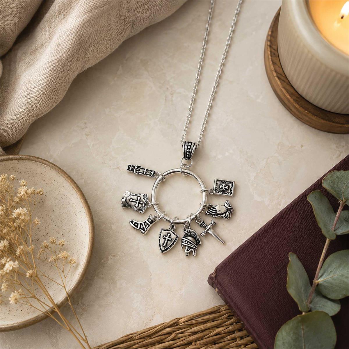 Necklace Female Full Armor Of God 24L by Dicksons, product view 6