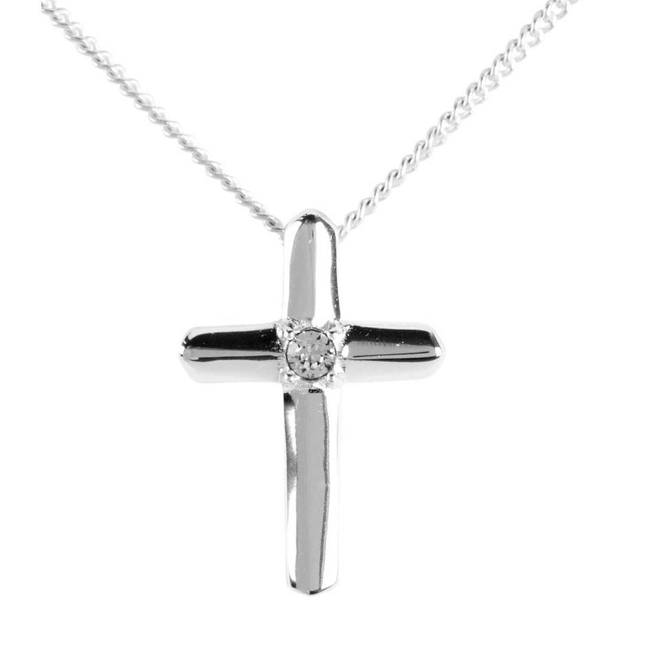 Necklace Pray On Pray Through Cross18L by Dicksons, product view 2