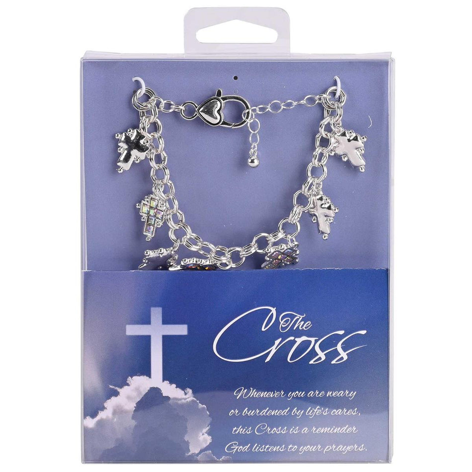 Bracelet The Cross With Multi Cross Drop by Dicksons