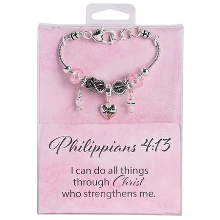Bracelet Philippians Cross Heart Fish by Dicksons