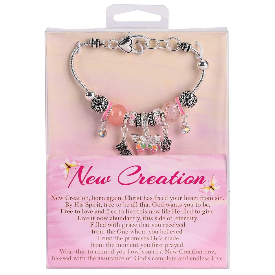 Bracelet New Creation Butterfly Pink by Dicksons