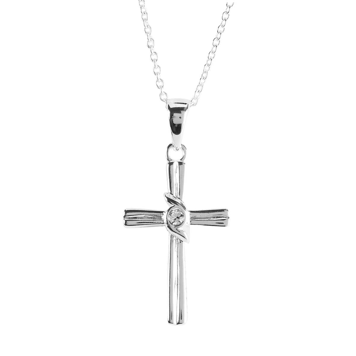Necklace Womens Box Cross by Dicksons