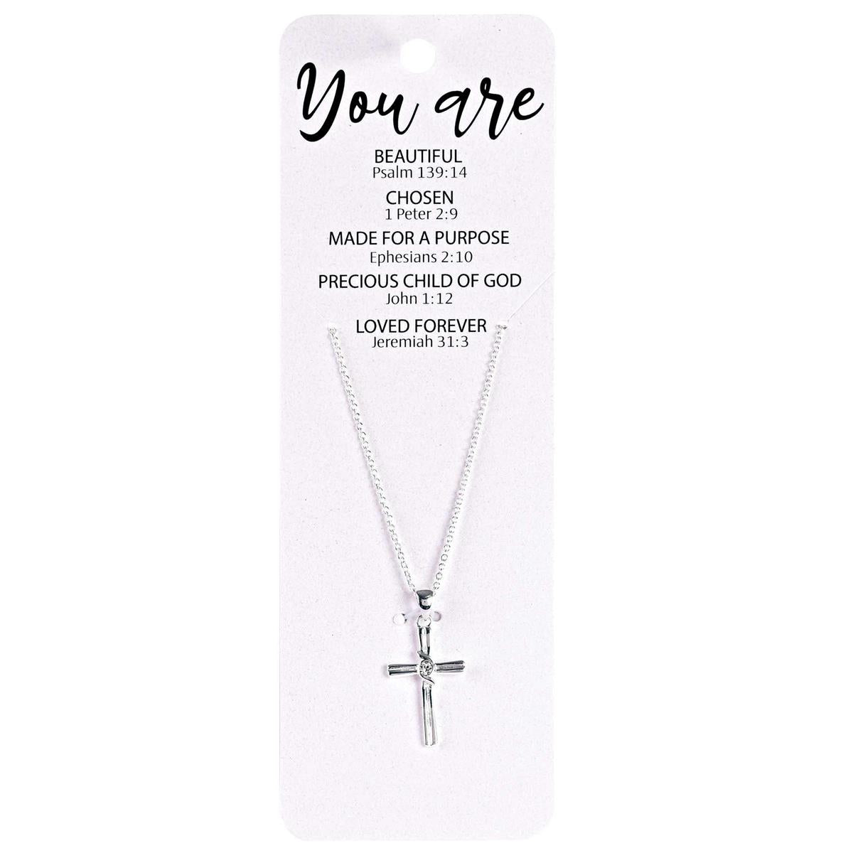 Necklace Womens Box Cross by Dicksons, product view 2