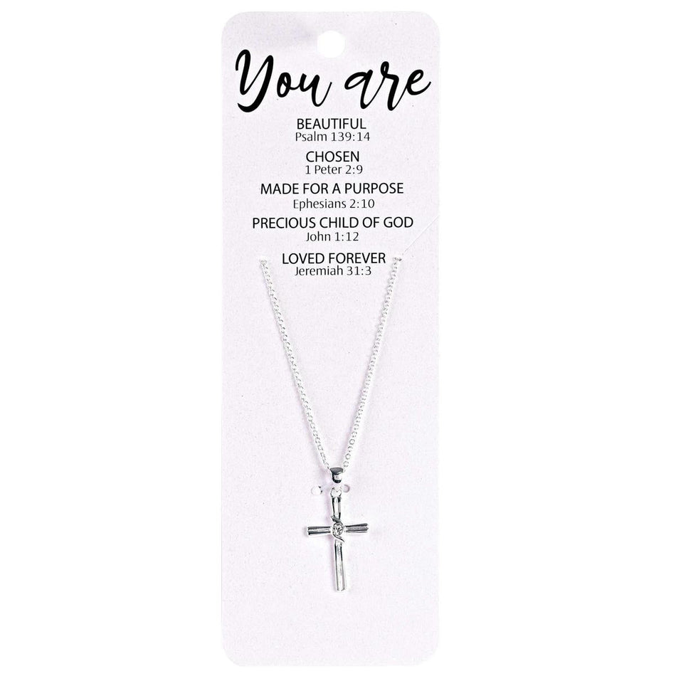 Necklace Womens Box Cross by Dicksons, product view 2