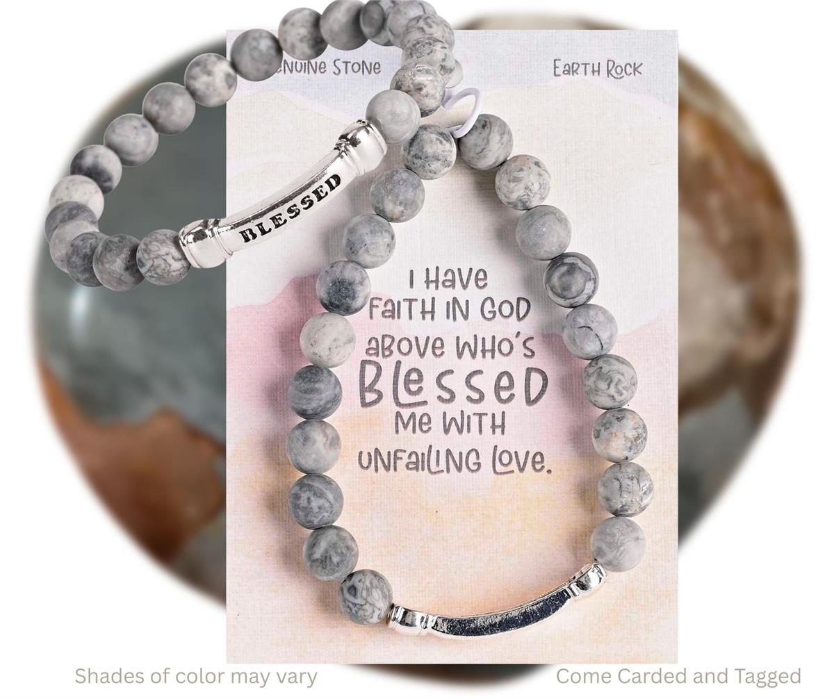 Bracelet Blessed Earth Rock Gem Stone by Dicksons, product view 3