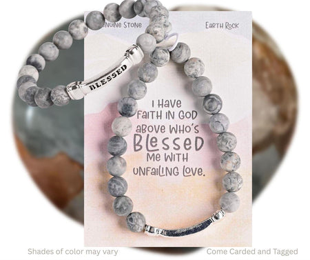 Bracelet Blessed Earth Rock Gem Stone by Dicksons, product view 3