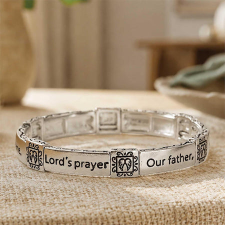 Bracelet Lords Prayers Stretch 2.5D by Dicksons, product view 4