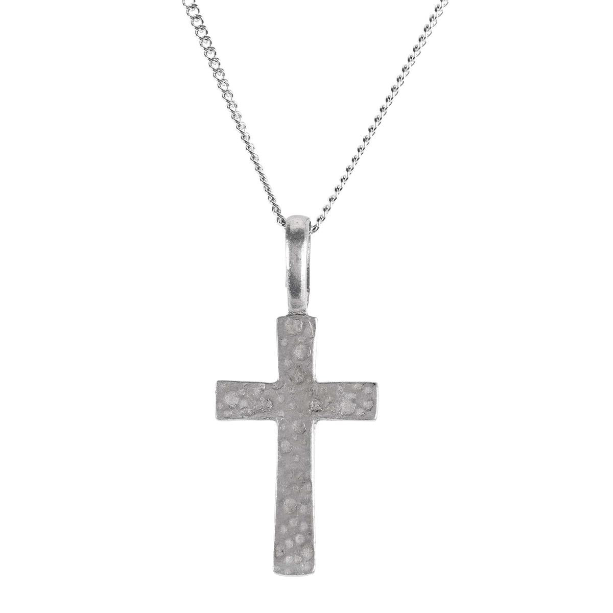 Necklace Pwt.ham/cross- Dbx 18" Chn by Dicksons