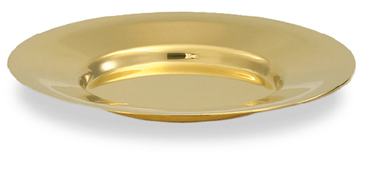 Well Paten | 6 ¾″ Diameter | Holds 25 Hosts | Altar Communion Paten by Alviti