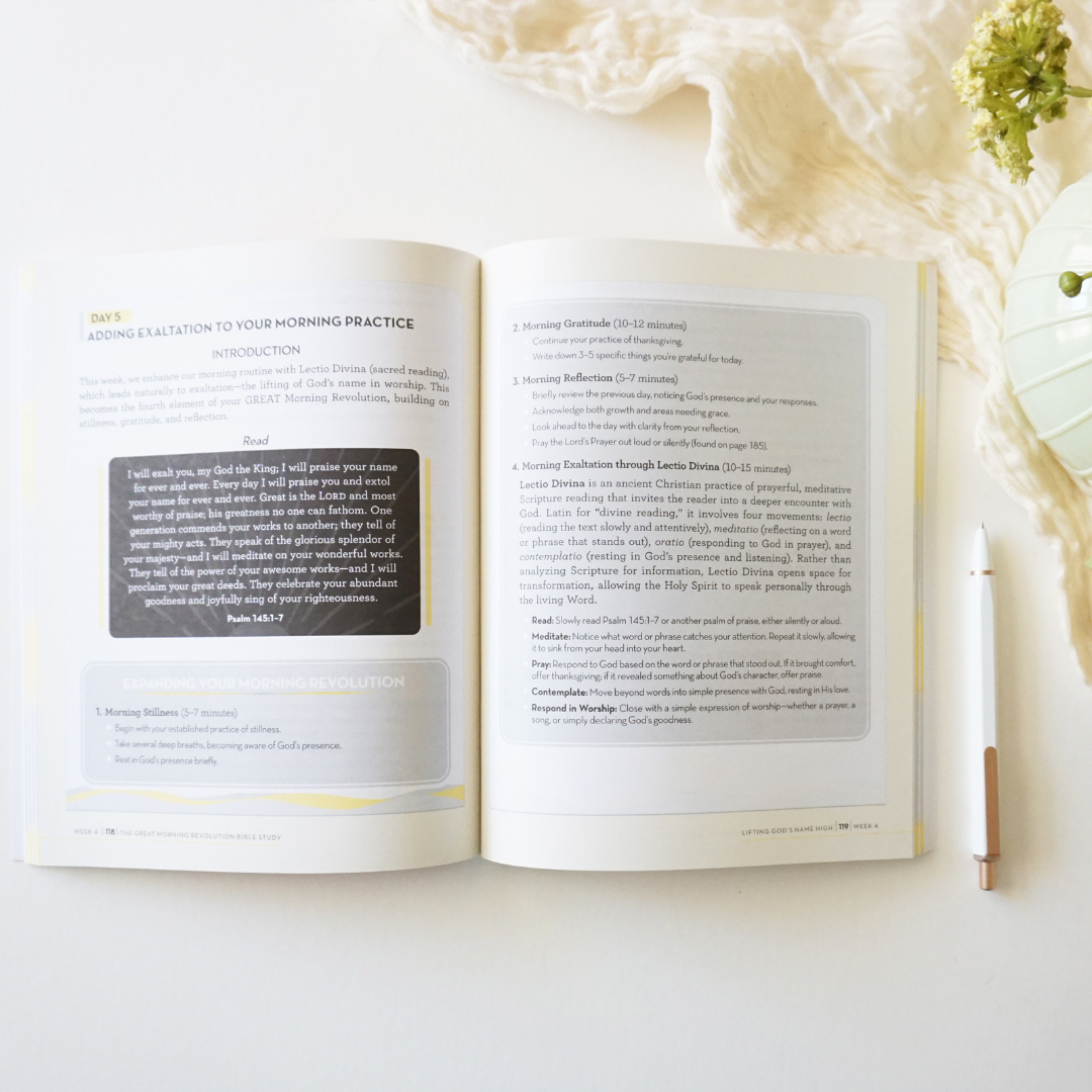 The GREAT Morning Revolution Bible Study Guide plus Streaming Video: Discover a Rhythm of Prayer to Begin, product view 10