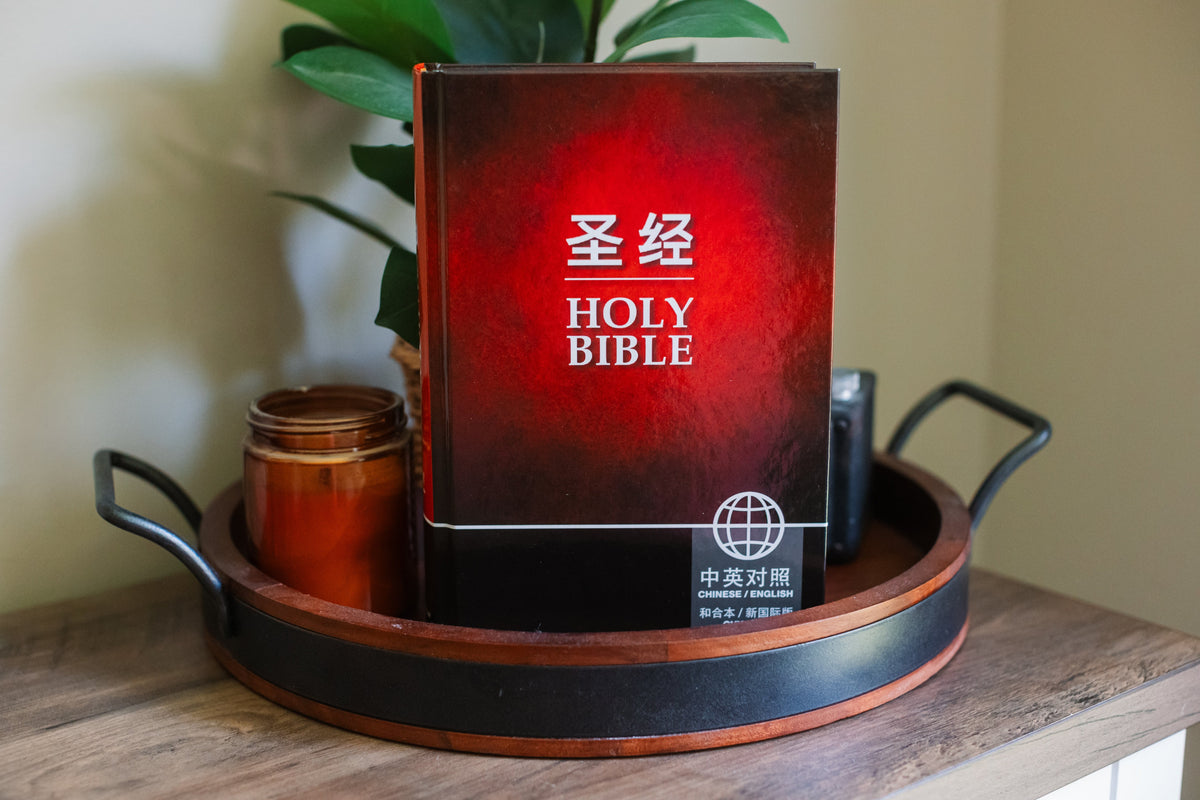 Chinese CUV (Simplified Script)/English NIV Bilingual Bible, Paperback, Red/Black (Bilingual edition, product view 5