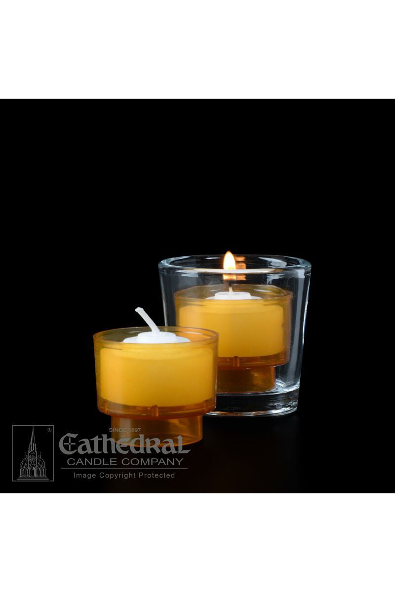 4-Hour Amber EZ Votive Lights by Anchor Christian Distributors