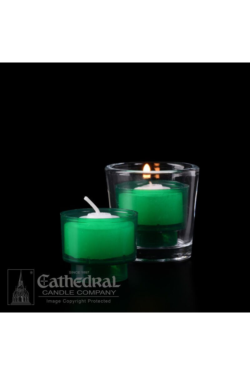 4-Hour Green EZ Votive Lights by Anchor Christian Distributors