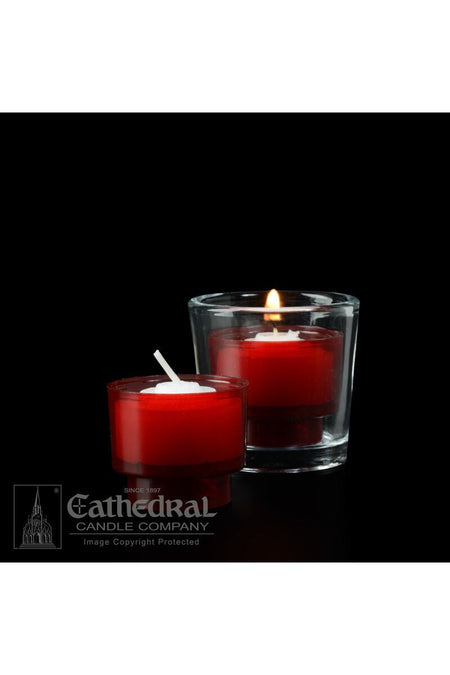 4-Hour Ruby EZ Votive Lights by Anchor Christian Distributors