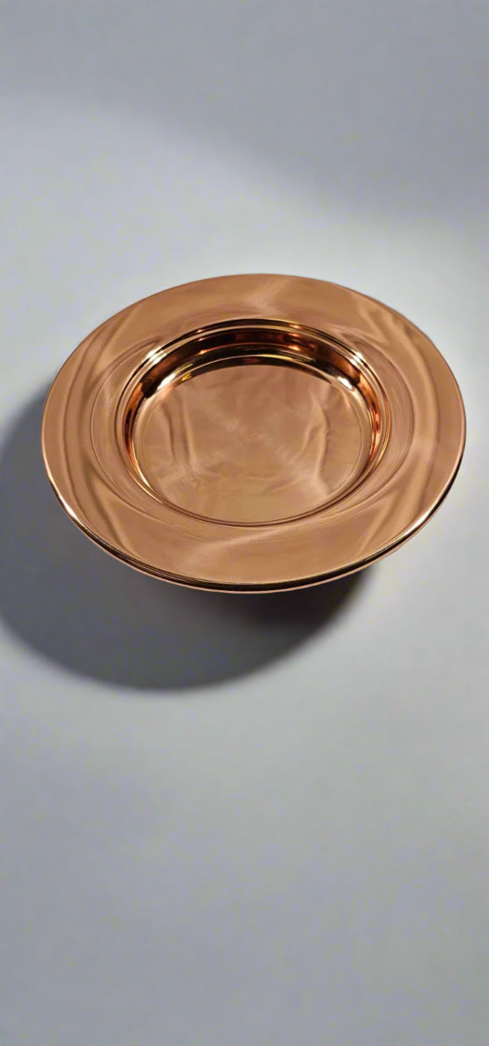Stacking Bread Plate - Solid Copper by Artistic