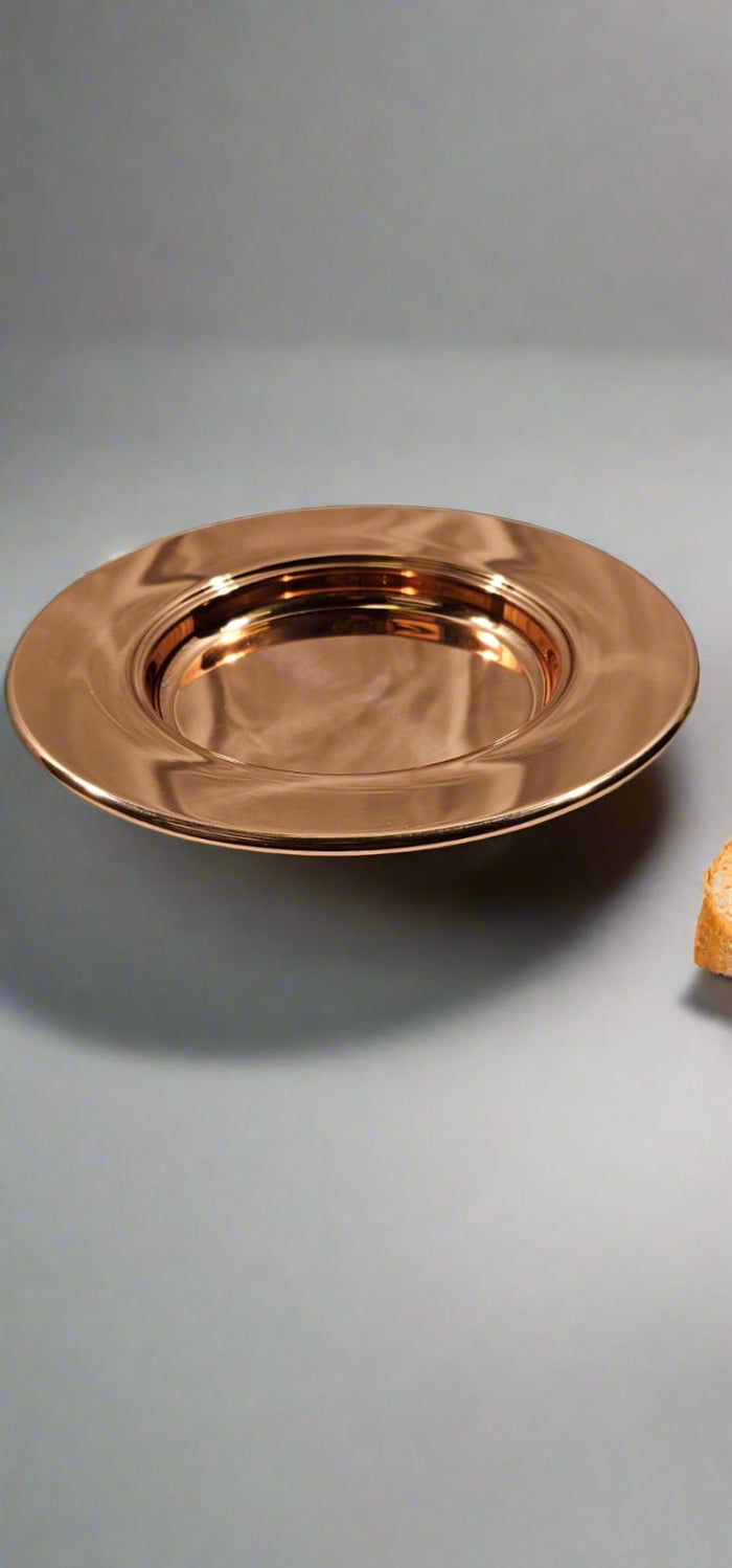 Stacking Bread Plate - Solid Copper by Artistic