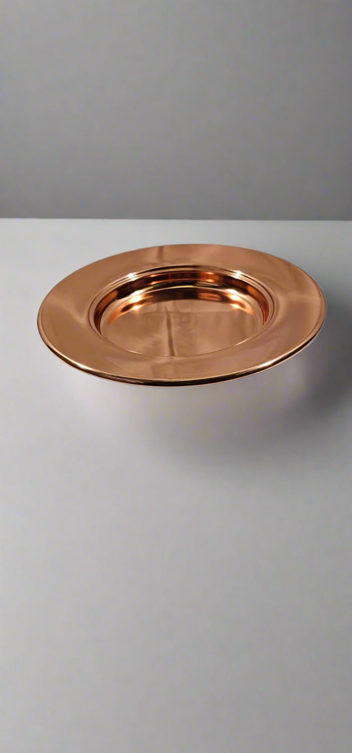 Bread Plate - Solid Copper by Artistic