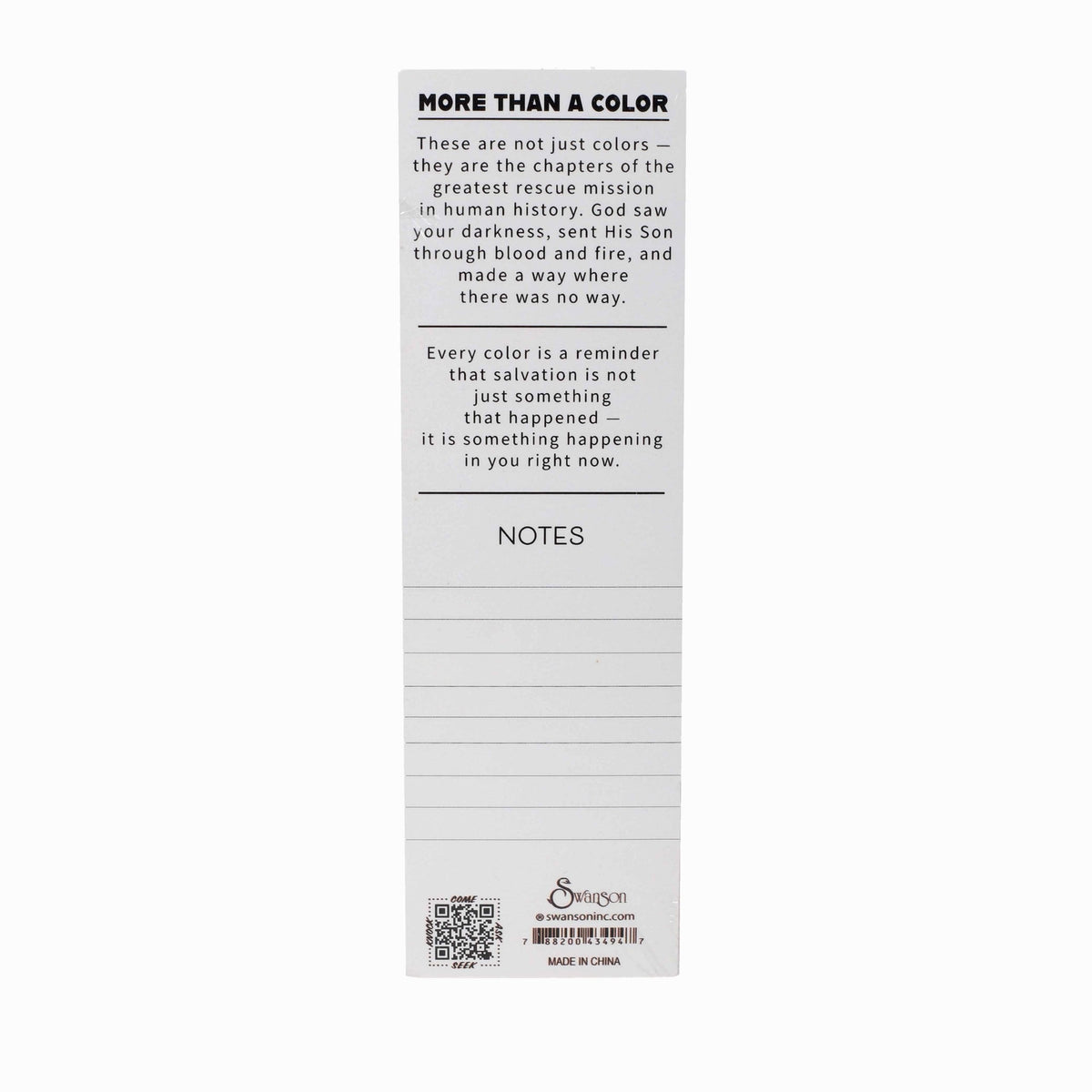 Plan of Salvation Bookmarks - Pack of 25 by Swanson Christian Products, product view 4