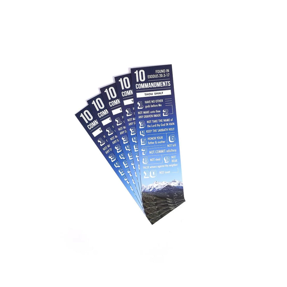 Ten Commandments Scripture Bookmarks with Notes - Pack of 25 by Swanson Christian Products, product view 2