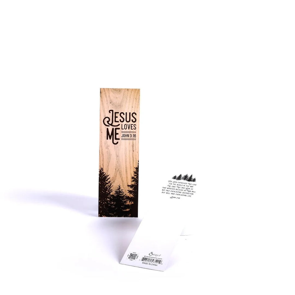 Jesus Loves Me John 3:16 Bookmarks with Notes - Pack of 25 by Swanson Christian Products