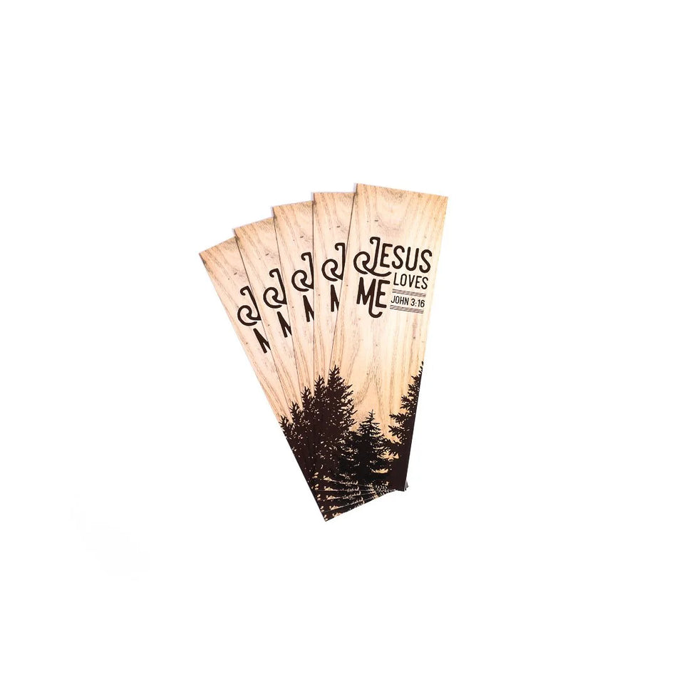 Jesus Loves Me John 3:16 Bookmarks with Notes - Pack of 25 by Swanson Christian Products, product view 2