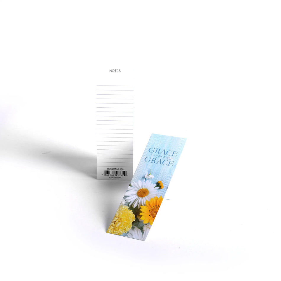 Grace Upon Grace Scripture Bookmarks with Notes - Pack of 25 by Swanson Christian Products