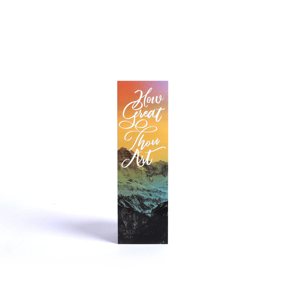 How Great Thou Art Bookmarks with Notes - Pack of 25 by Swanson Christian Products