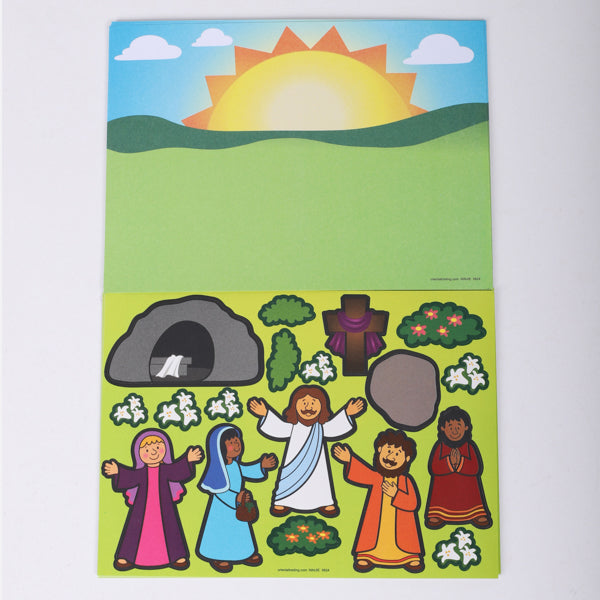 Bible Story Sticker Scenes | Interactive Faith-Based Activities | Multiple Pack Sizes
