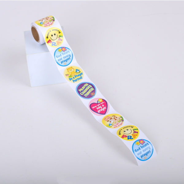 Sticker Prayer Roll 100Ct