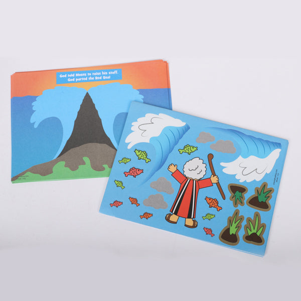 STICKER SCENES MOSES 48CT
